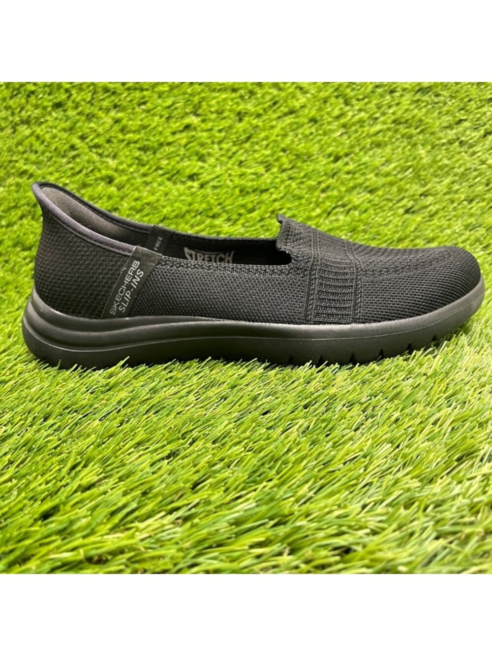 Skechers On-The-GO Flex Camellia Women Size 7 Black Casual Walking Slip On Shoes